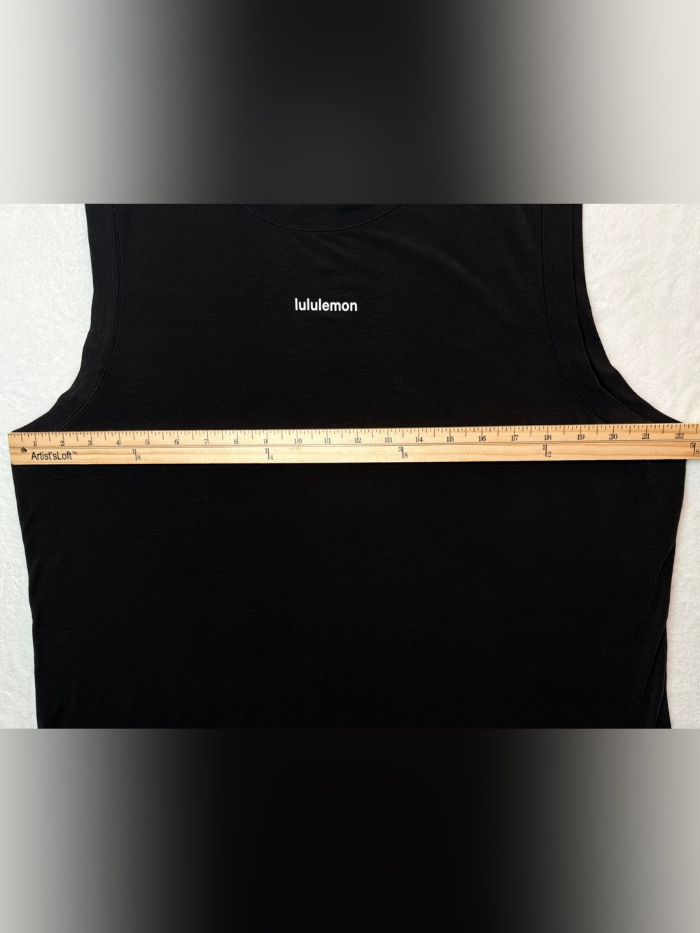 Lululemon Jersey Training Muscle Tank Top Long Wordmark
Black W1FDFS Sz 12 / 14 - Picture 6 of 12